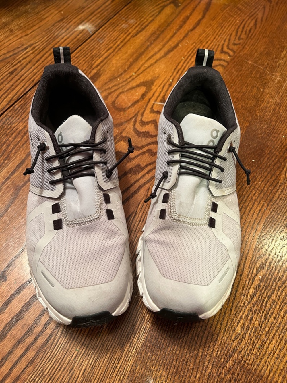 ON Waterproof Running Women's Light Gray and Black Athletic Shoes